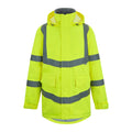 Regatta Hi-Vis Pro Contract Dover Yellow Waterproof Parka Jacket