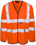 Orange 2 Band & Hi-Visibility Jerkin - High Quality Reflective Tape