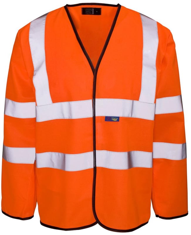 Orange 2 Band & Hi-Visibility Jerkin - High Quality Reflective Tape